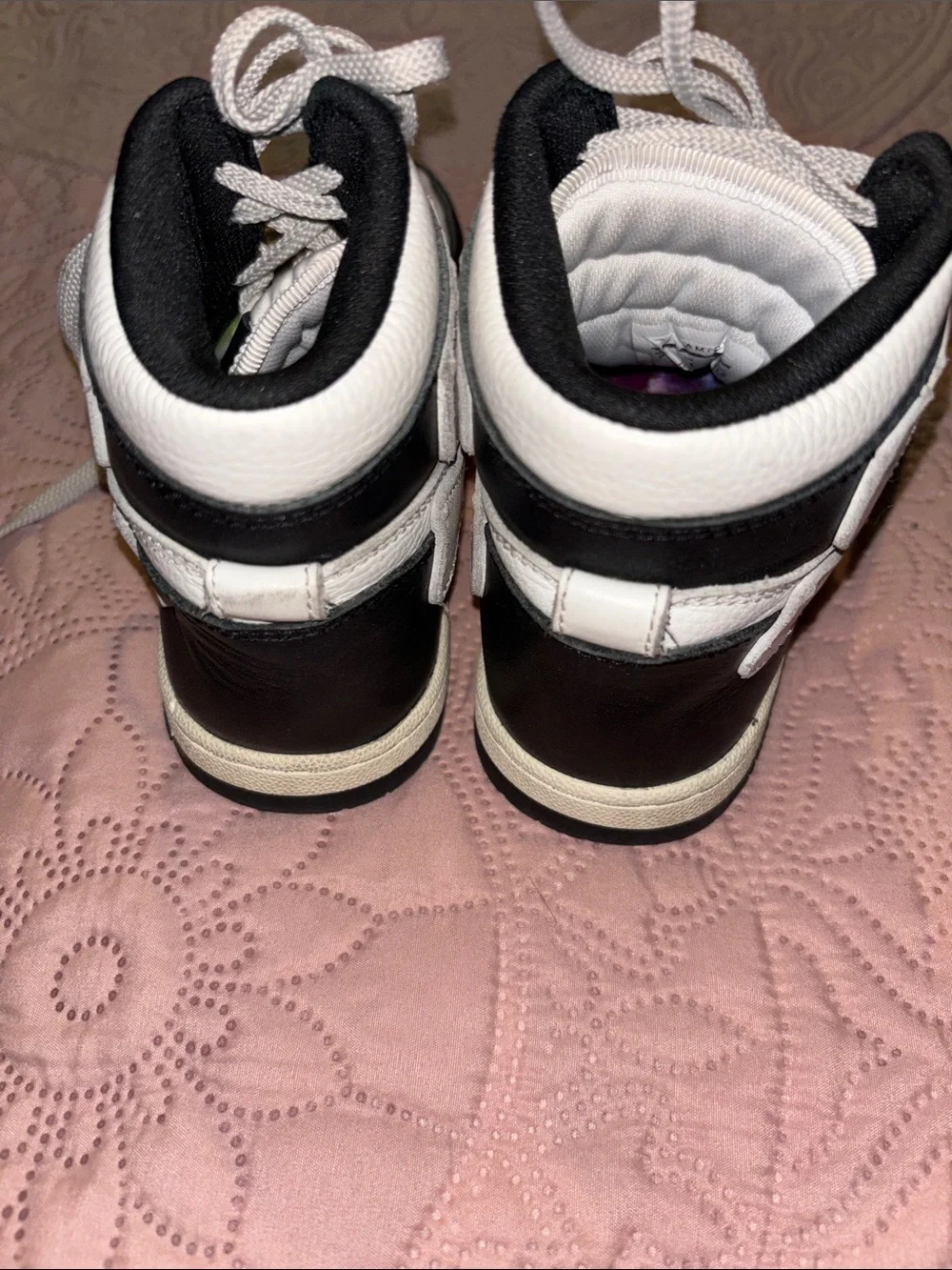 Amiri Black & White High-Top kids Sneakers